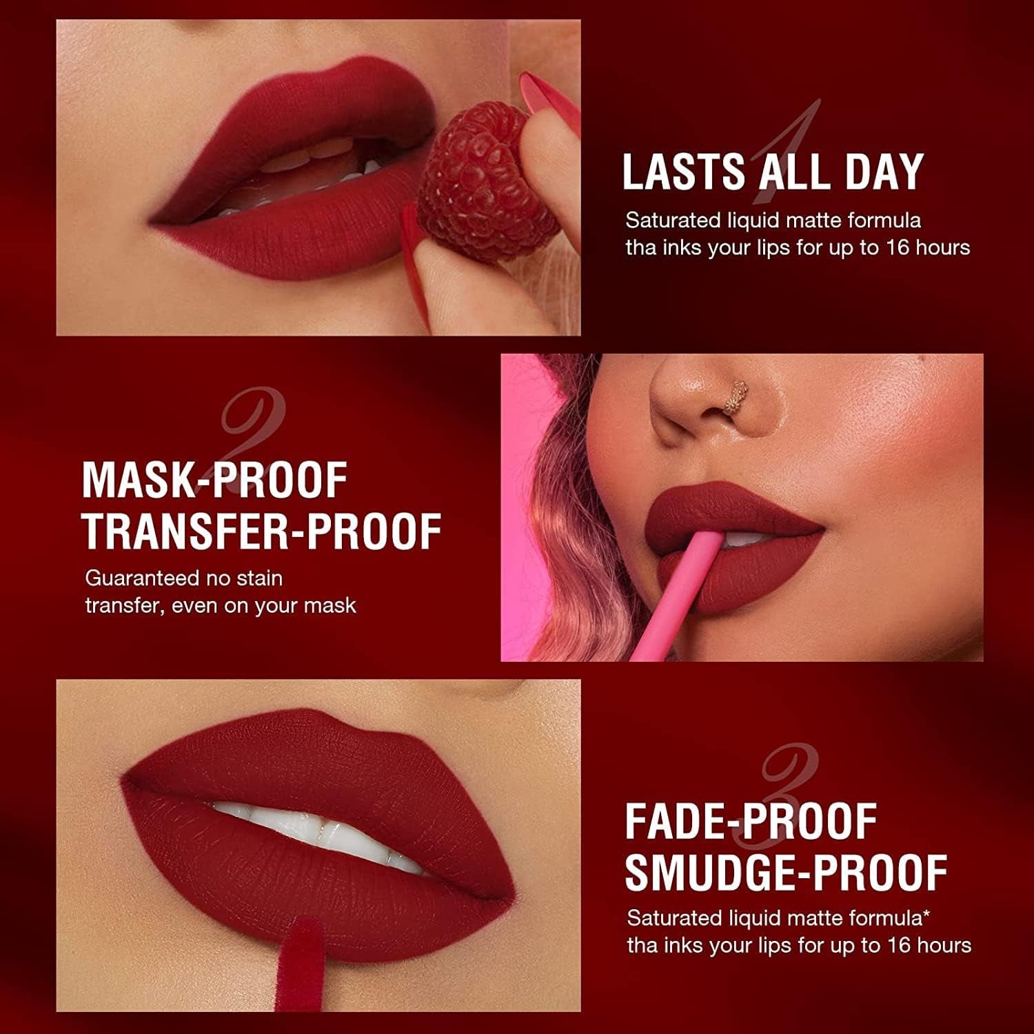 Juego De 12 De Pintalabios Líquido Mate, Pintalabios Color Carne, Larga Duración, No Se Decolora, Permanece Encendido 24 Horas, Resistente Al Agua, Juego De Maquillaje Con Brillo De Labios (Set C)