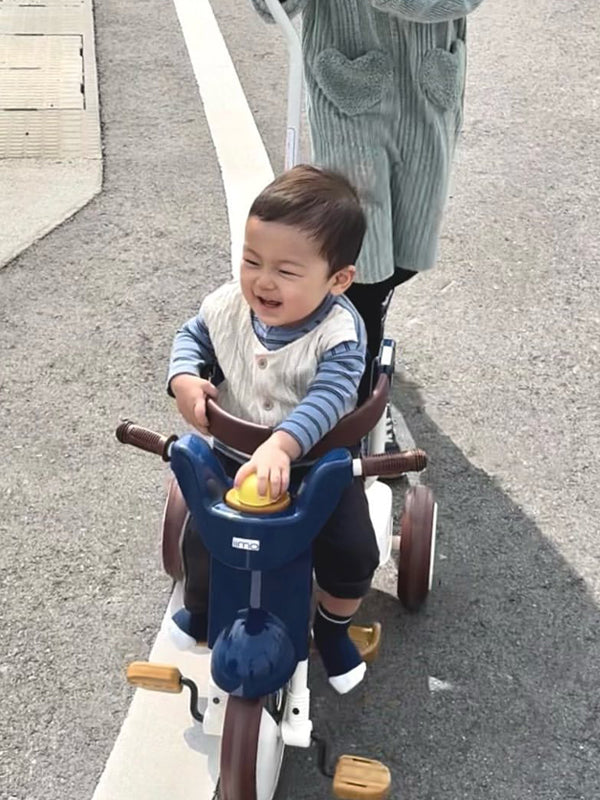 IIMO Triciclo Azul Elegante