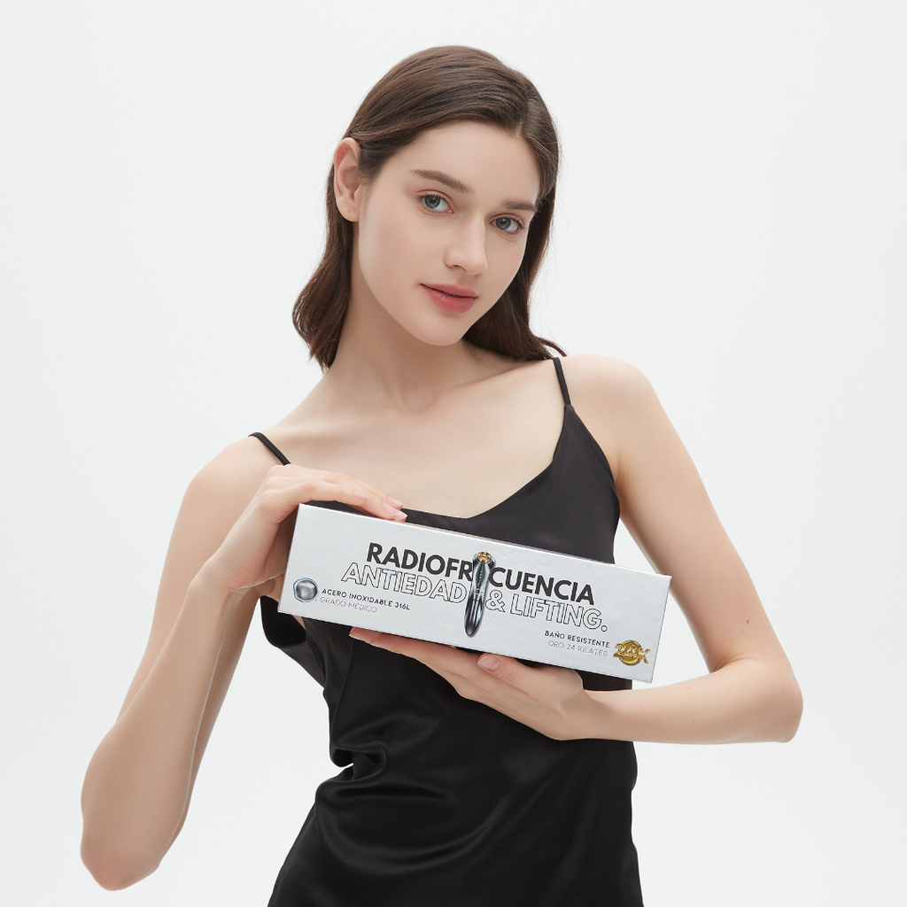 💎 RF Multifunción Oro 24K Antiedad & Lifting – Rejuvenecimiento Facial Profesional en Casa