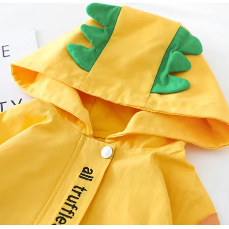 New Spring Autumn Fashion Baby Girl Clothes Children Boys Cartoon Hooded Jacket Toddler Casual Costume Infant Outfits Kids Coat