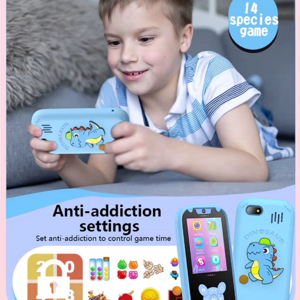 Teléfono Juguete Educativo para Niñ@s – Juegos, Música y Aprendizaje Divertido