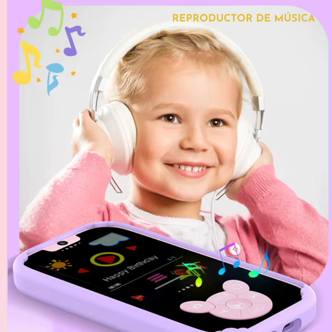 Teléfono Juguete Educativo para Niñ@s – Juegos, Música y Aprendizaje Divertido