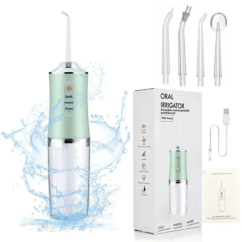 Powerful Water Oral Waterpick Irrigator Jet Ultrasound Air Ipx7 Waterproof Mouthwash Machines Dental Floss Flosser Irigator
