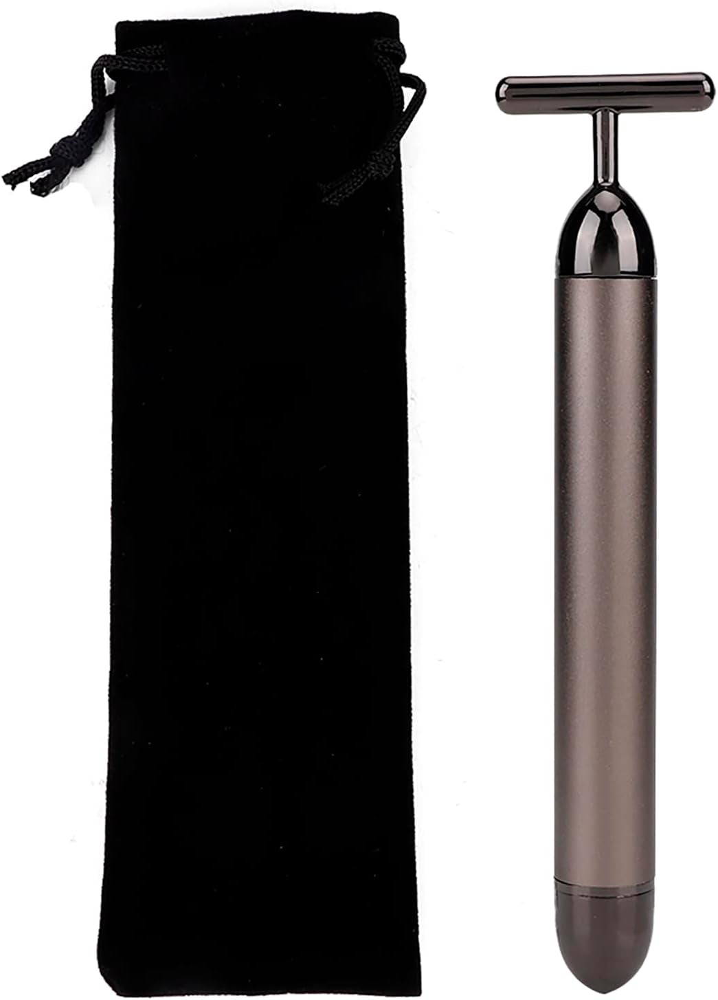 Masajeador Facial Eléctrico, Compacto Y Portátil Masajeador Facial Levantamiento Reafirmante De La Piel, Herramienta Para El Cuidado De La Piel, Gris Ahumado, for Mujeres