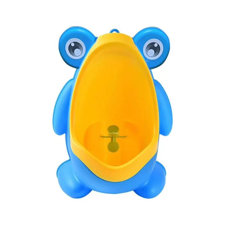 Cute Frog Potty Training Urinal Boy with Fun Aiming Target, Toilet Urinal Trainer, Children Stand Vertical Pee Infant Toddler