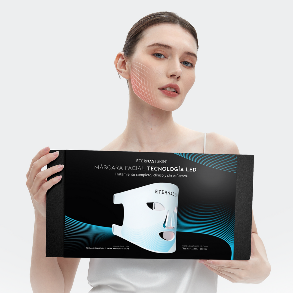 Kit Completo de Máscaras LED Infrarrojas 850nm – Silicona Médica para Rostro, Cuello y Escote