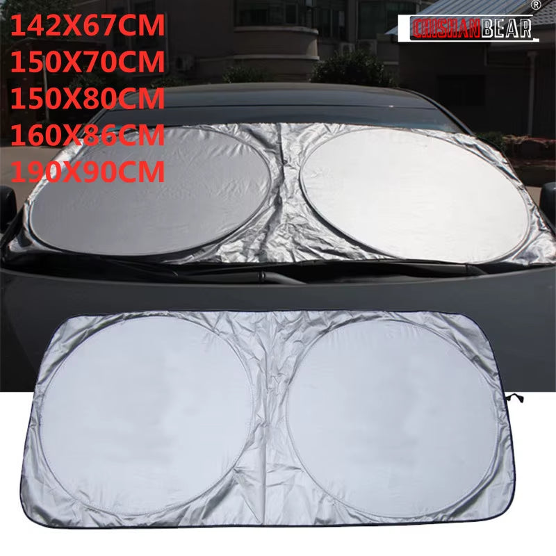 Universal UV Protection Shield Front Rear Car Window Car Sunshade anti Snow Ice Sunshade Sun Shade Visor Windshield Cover Auto