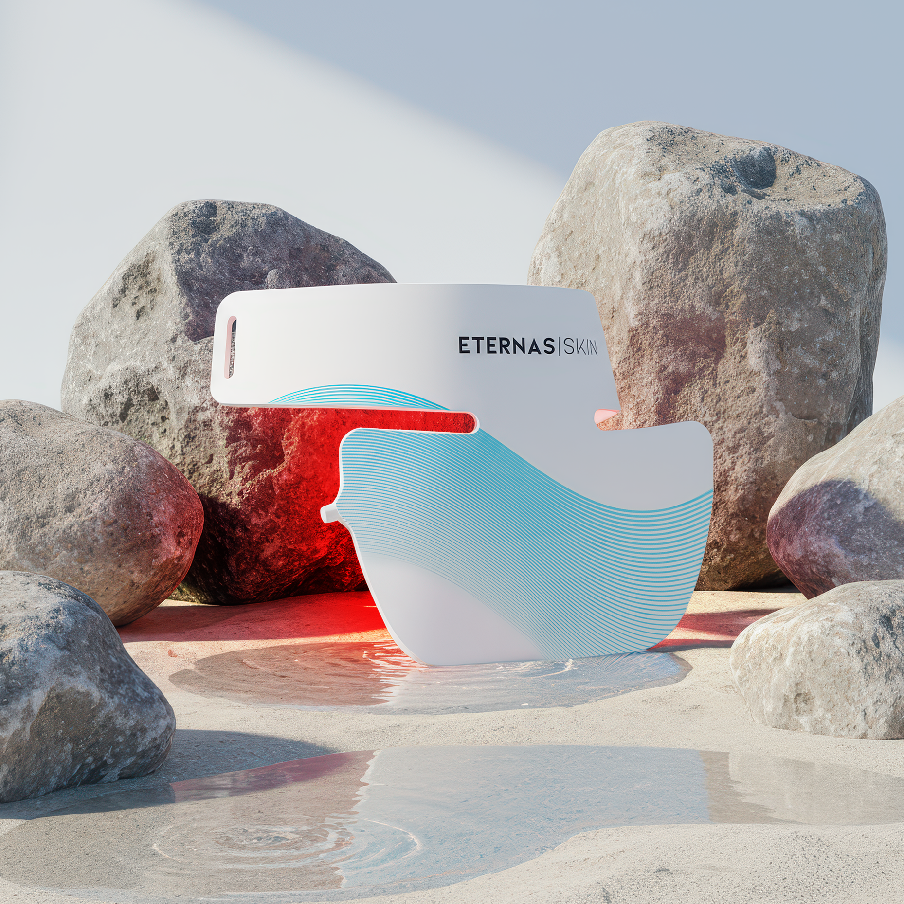 Máscara LED Infrarroja Profesional Cuello y Escote - 850nm Silicona de Grado Médico