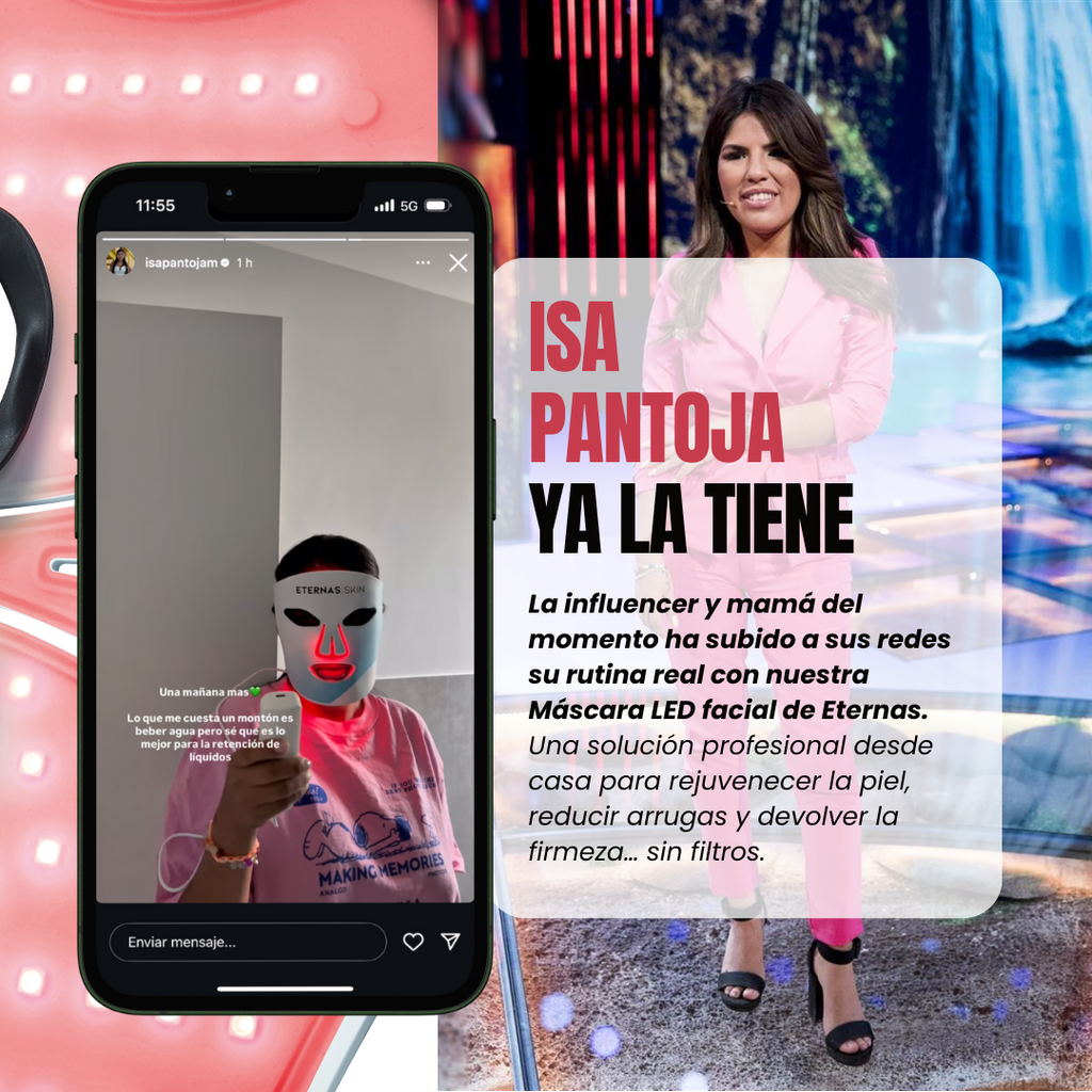 Máscara LED Infrarroja Profesional Cuello y Escote - 850nm Silicona de Grado Médico