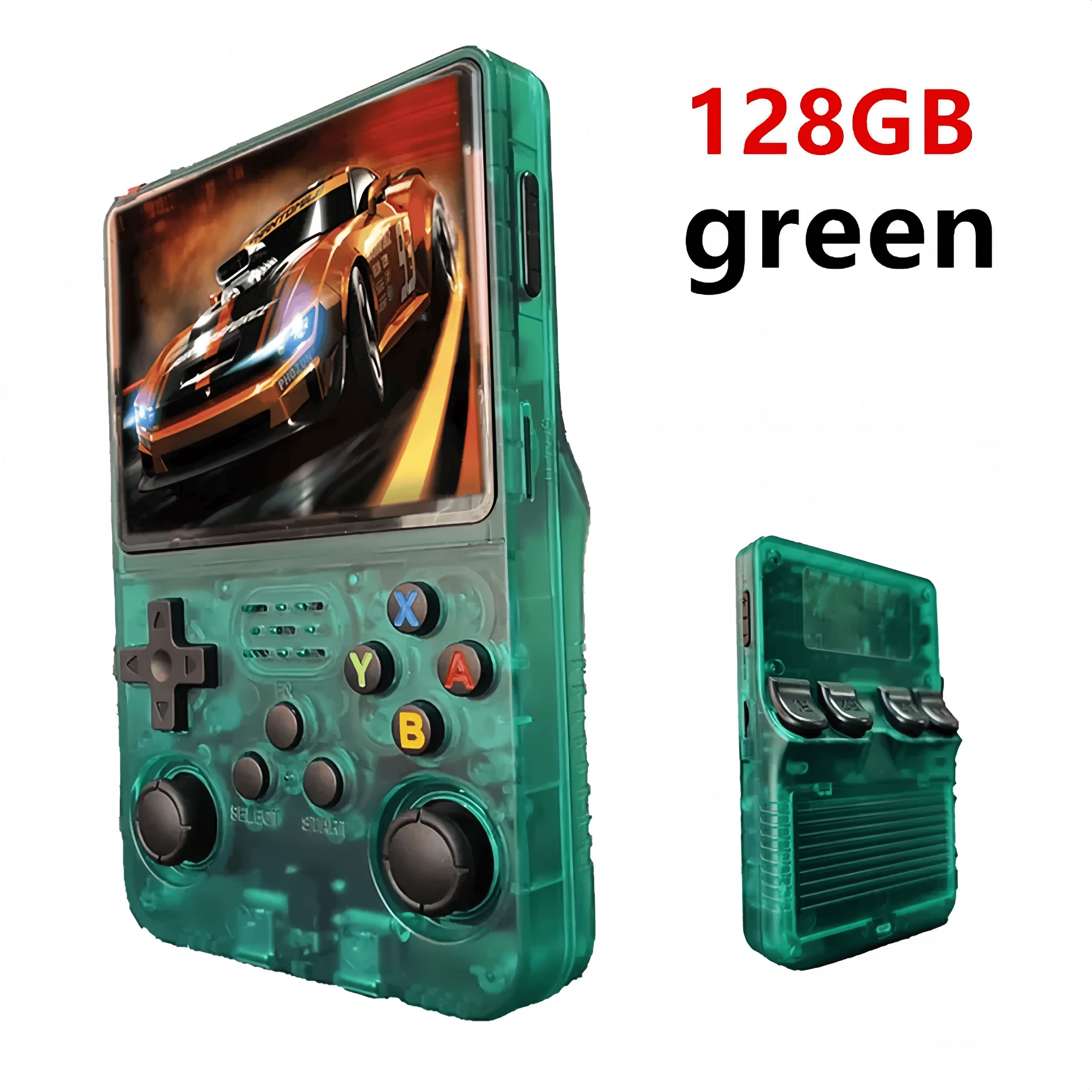 Retro R36S Handheld Video Game Console 3.5 Inch IPS Screen Portable Pocket Player with 128GB Preloaded Games Linux System