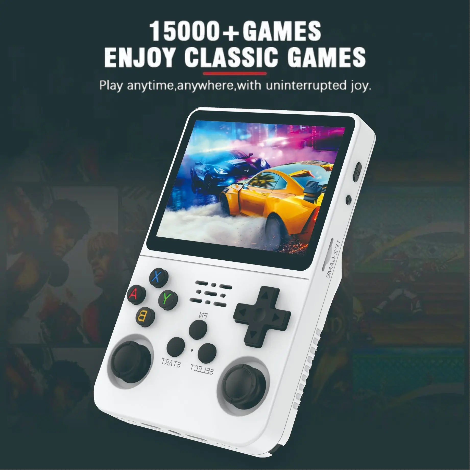 Retro R36S Handheld Video Game Console 3.5 Inch IPS Screen Portable Pocket Player with 128GB Preloaded Games Linux System