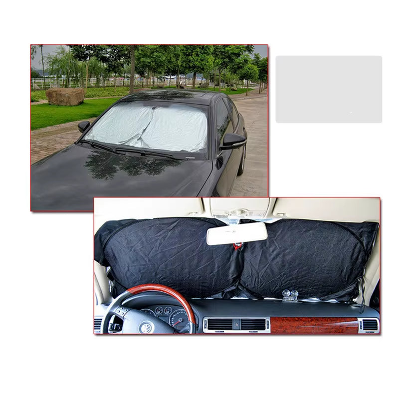 Universal UV Protection Shield Front Rear Car Window Car Sunshade anti Snow Ice Sunshade Sun Shade Visor Windshield Cover Auto