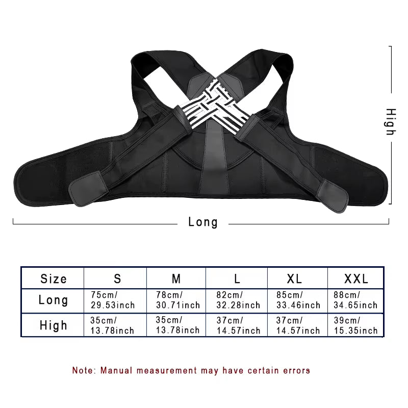 Customizable Shoulder and Back Posture Correction with Camel Straps, Adult Body Shape Correction, Male and Female Back Support