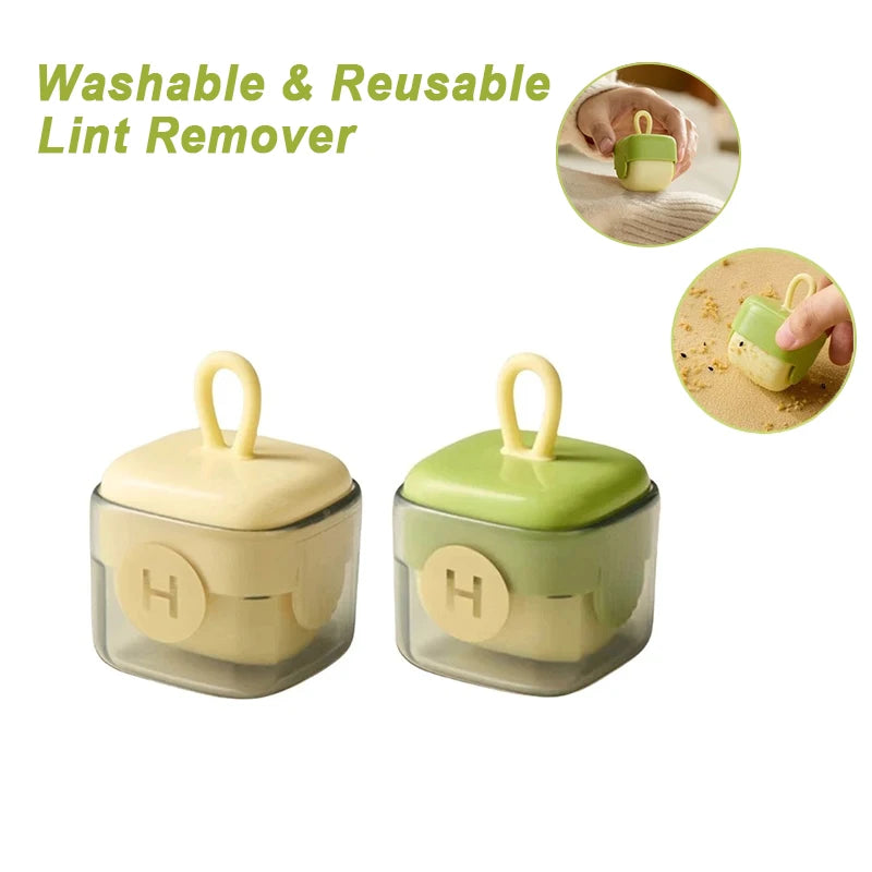 Reusable Lint Roller Washable Mini Lint Remover Portable Cleaning Tool for Pet Hair Clothes Dust